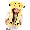 Pokemon Ear Moving Jumping Hats, Unique Warm Plush Rabbit Pinch Airbag Funny Caps