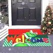 Christmas Door mat Christmas Decorations for Indoor Outdoor Home Kitchen Bathroom Christmas Party Essentials Decoration(50*80cm)