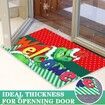 Christmas Door mat Christmas Decorations for Indoor Outdoor Home Kitchen Bathroom Christmas Party Essentials Decoration(50*80cm)