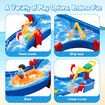 Water Way Toys 39 PCS DIY Play Table Building Blocks Aquaplay Park Canal Set Pool Summer Outdoor Beach Activity Kids