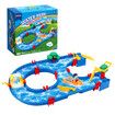 Water Way Toys 39 PCS DIY Play Table Building Blocks Aquaplay Park Canal Set Pool Summer Outdoor Beach Activity Kids