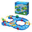 Water Way Toys 39 PCS DIY Play Table Building Blocks Aquaplay Park Canal Set Pool Summer Outdoor Beach Activity Kids