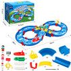 Water Way Toys 50 PCS DIY Play Table Building Blocks Aquaplay Park Canal Set Pool Summer Outdoor Beach Activity Kids