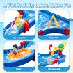 Water Way Toys 76 PCS DIY Play Table Building Blocks Aquaplay Park Canal Set Pool Summer Outdoor Beach Activity Kids