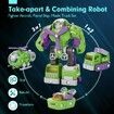 3+in-1 Take Apart Robot Kids Toys 3-5-7 STEM Toys Transformer Toys Building Construction for 5+ Year Old Boys Gift