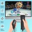 Wii Controller 2 Pack with 2 Nunchucks,Wii Remote for Wii/Wii U,Support Speaker and Vibration (Black)