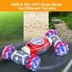 Gesture Control Rc Stunt Car, Double-Sided 360° Rotating Doll Racing Crawler, 4WD Toy Car for Transforming All Terrain