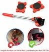 13pcs New Heavy Duty Furniture Lifter Transport Tool Furniture Mover set  Sliders  Wheel Bar for Lifting Moving Furniture Helper