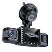 Dash Cam Front and Rear Inside 3 Channel 1080P, Adjustable Lens Dash Camera for Cars with 8 IR Lamps Night Vision