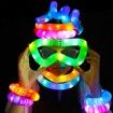 12 Pack Glow Sticks Party Pack , Glow Necklaces & Bracelets, Halloween Light up Pop Tubes, Kids Glow in Dark Party Favor Supplies Decoration