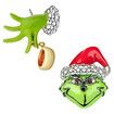 Christmas Women's Earrings Green Monster Shape New Year Best Gift Decoration