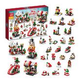 2023 Advent Calendar, Xmas Building Blocks Kit Christmas Gifts  Toys for Boys Girls Age 6+ Years Old 1075pcs