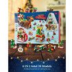 Advent Calendar 2023, Christmas Countdown Playset, 6 in 1 Building Toys includes 1099pcs for Boys Girls Age 6+ Years Old