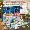 Christmas Advent Calendar Building Set, 2023 Countdown Playset 24 Collectible Surprises for Kids Christmas Toys for Boys Girls 6 to 12+ Year