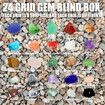 Rock Collection Advent Calendar 2023 with 24 Gemstones, Complete Gem and Fossil Collection Christmas Countdown Calendar