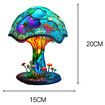 Mushroom Table Lamp,  Hight Stained Glass Plant Series Night Light for Bedroom Living Room Home Office