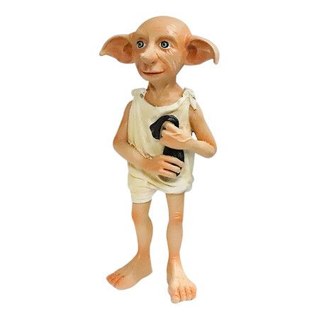 Dobby Sculpture House Elf Figure with Sock Dobby Statue Resin Collection Toys for Halloween Decoration