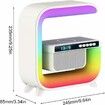 Wireless Charging Speaker, Alarm Clock Intelligent led lamp for Bedroom, Room Decor, Gift, Party