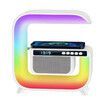 Wireless Charging Speaker, Alarm Clock Intelligent led lamp for Bedroom, Room Decor, Gift, Party