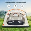 6 Person Camping Tent Family Cabin Instant Auto Beach Sun Shade Shelter Dome Weatherproof Outdoor Hiking Fishing Changing Room 305x274x200cm