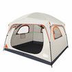 6 Person Camping Tent Family Cabin Instant Auto Beach Sun Shade Shelter Dome Weatherproof Outdoor Hiking Fishing Changing Room 305x274x200cm