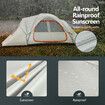 10 Person Tent Beach Camping Auto Instant Family Sun Shade Fishing Shelter Dome Cabin Outdoor Party Travel Sleep Waterproof 550x275x200cm