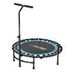 Genki Trampoline Rebounder Bounce Jumping Rebounding Bungee Exercise Home Gym Fitness Equipment Indoor Round Outdoor Adjustable Handlebar 48 Inch