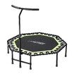 Genki Trampoline Bounce Rebounder Jumping Rebounding Bungee Gym Equipment Home Fitness Exercise Round Indoor Outdoor Workout Adjustable Handlebar 51 Inch