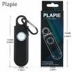 Personal Safety Birdie Alarm with Wrist Lanyard, Police Recommended 130 dB Protection Siren Black