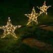 Stockholm Christmas Lights Path Lights Starry Wire Star Light Warm White 7 Flashing Effects and Steady Glow Memory Controller 5m Lead Wire 300 LEDs