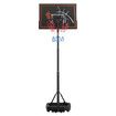 Genki 1.1 to 2.1m Portable Basketball System Stand Ring Hoop Height Adjustable Equipment Indoor for Kids Adults