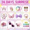 Advent Calendar 2023 Girls - Unicorns Gifts for Girls Christmas Countdown Calendar 24 Days of Xmas Jewelry Advent Calendar Gifts for Kids