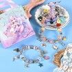 Charm Bracelet Making Kit & Unicorn/Mermaid Girl Toy - ideal Crafts for Girls Ages 3+,The Perfect Gifts for Girls who Inspire Imagination and Create Magic with Art Set and Jewelry Making Kit