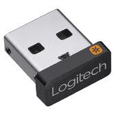 Logitech Unifying Receiver, 2.4 GHz Wireless Technology, USB Plug Compatible with all Logitech Unifying Devices