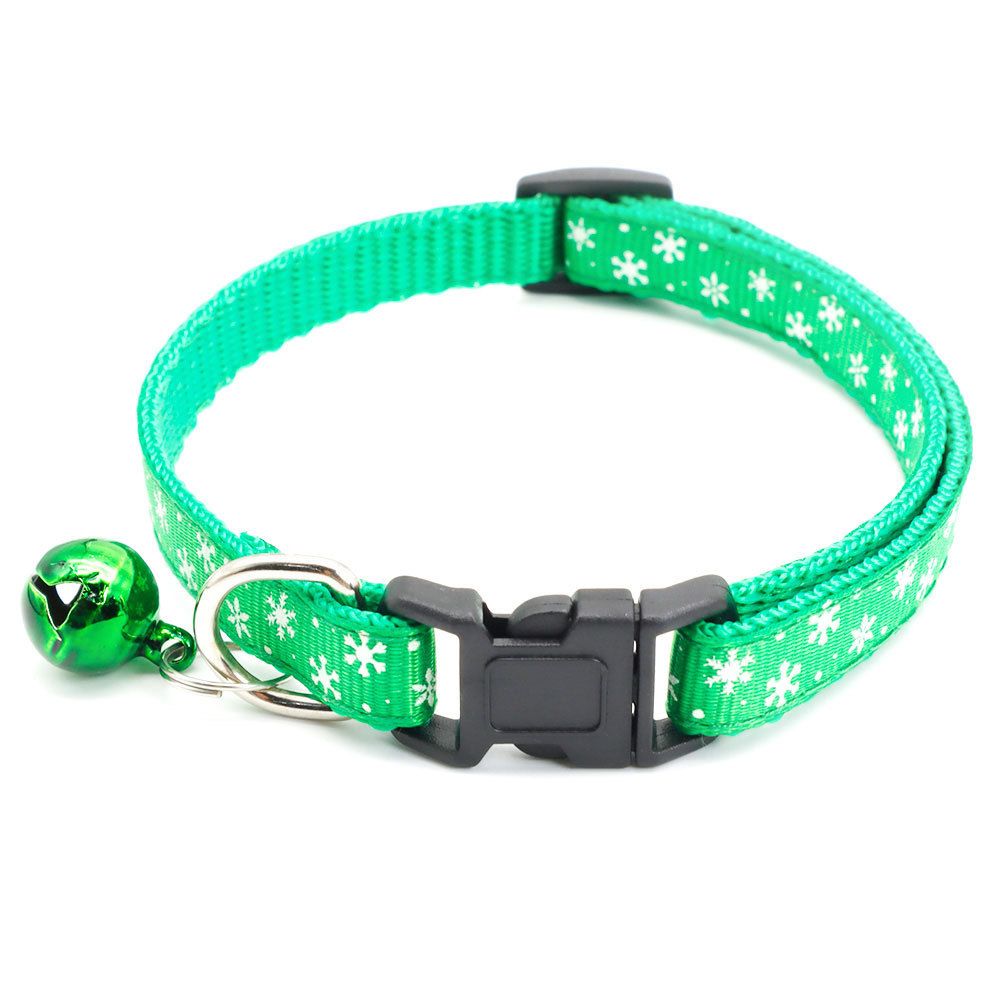 Pet Collar Christmas Nylon Cat Collar Adjustable Holiday Pet Collar, Pet Christmas Gift