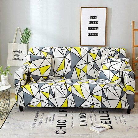2 Seaters Elastic Sofa Cover Universal Chair Seat Protector Couch Case Stretch Slipcover Home Office Furniture Decorations#22