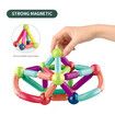 Magnetic Building Set 42 Pieces Balls Rods Safe Montessori Stacking Toys Educational Construction Play Fun Kids Ages 3+ Creative