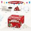 Christmas Money Box for Cash Gift Pull, Money Gift Boxes for Cash with Pull Out Surprise Merry Christmas Box Holder