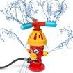 Hydrant Sprinkler for Kids with Roating Spray Nozzles Water  Sprinkler for Toddlers Ages 3+ Kids Sprinkler for Yard Summer