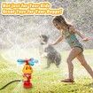 Hydrant Sprinkler for Kids with Roating Spray Nozzles Water  Sprinkler for Toddlers Ages 3+ Kids Sprinkler for Yard Summer