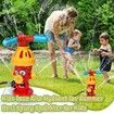 Hydrant Sprinkler for Kids with Roating Spray Nozzles Water  Sprinkler for Toddlers Ages 3+ Kids Sprinkler for Yard Summer