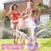 Outdoor Water Spray Sprinkler for Kids and Toddlers 3+ Years Old Boy Girl, Summer Outside Toys Backyard Games(Unicorn-Pink)