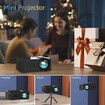 Handheld micro portable mini phone projector HD  wireless  phone projection Film screening