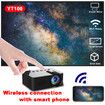 Handheld micro portable mini phone projector HD  wireless  phone projection Film screening