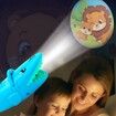 Storybook Projector Kids Torch Projector 128 pictures  Cute Shark Shape Baby Projector Light Early Educational Toys for Boys Girls Birthday CHRISTMAS