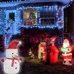 30x70cm Lighted Christmas Snowman, 40-LED Lighted, Battery Operated Lawn Decoration  Christmas Decorations Indoor Outdoor