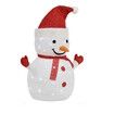 30x70cm Lighted Christmas Snowman, 40-LED Lighted, Battery Operated Lawn Decoration  Christmas Decorations Indoor Outdoor