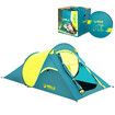 Bestway Pavillo Camping Tent 2 Man Pop Up Instant Beach Shelter Family Sun Shade Waterproof Hiking Fishing Outdoor with Carry Bag 2.2x1.2x0.9m