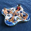 Bestway 4 Person Inflatable Floating Island 2.57m x 2.57m River Tubes Lounges Coolers Watersport Floats