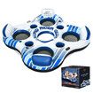 Bestway 4 Person Inflatable Floating Island 2.57m x 2.57m River Tubes Lounges Coolers Watersport Floats